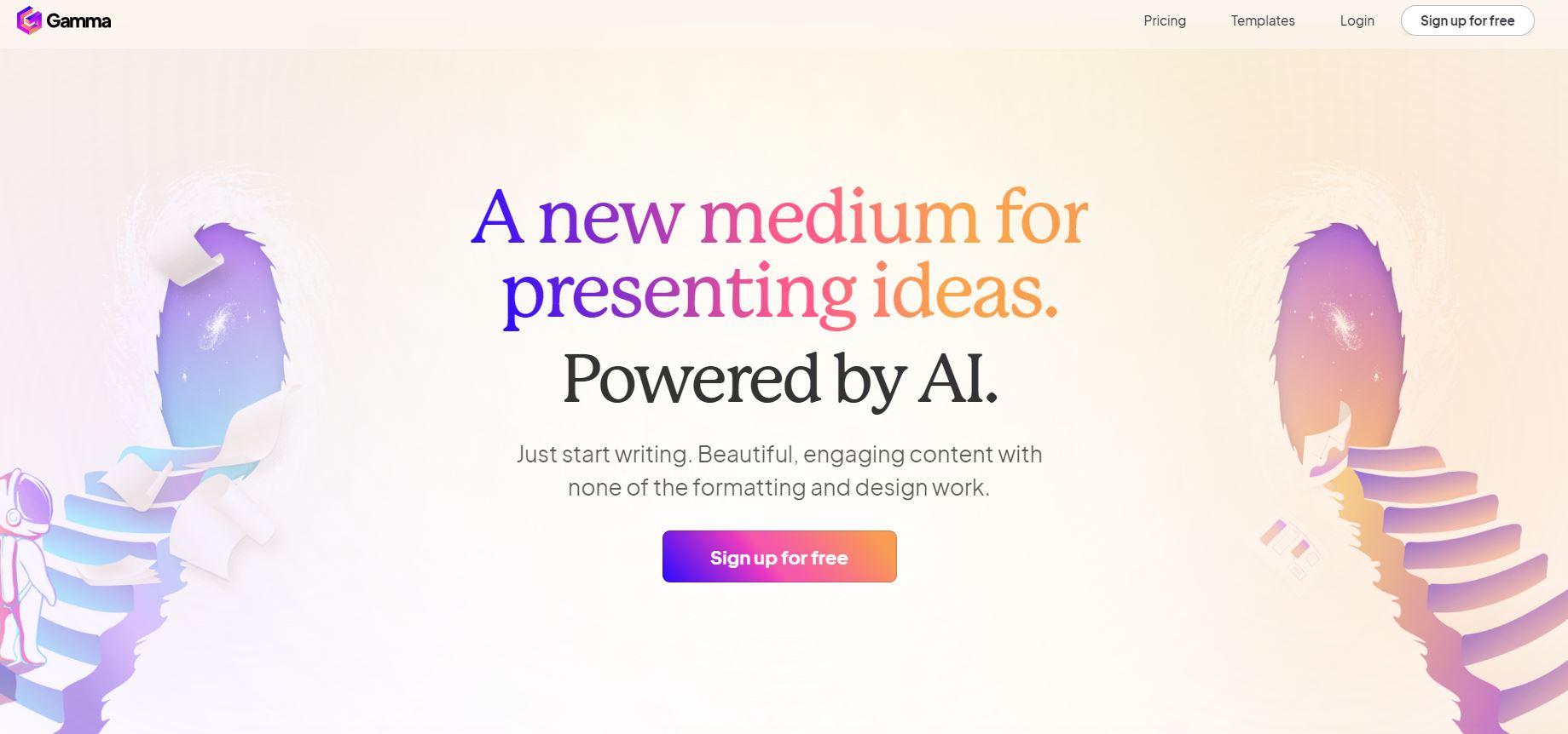 [GAMMA] AI가 몇 초 만에 PPT를 만들어줘요